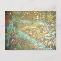 Paint Spritzer Postcard