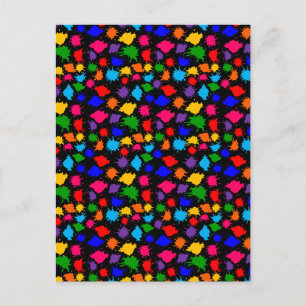 Paint Spritzer Postkarte