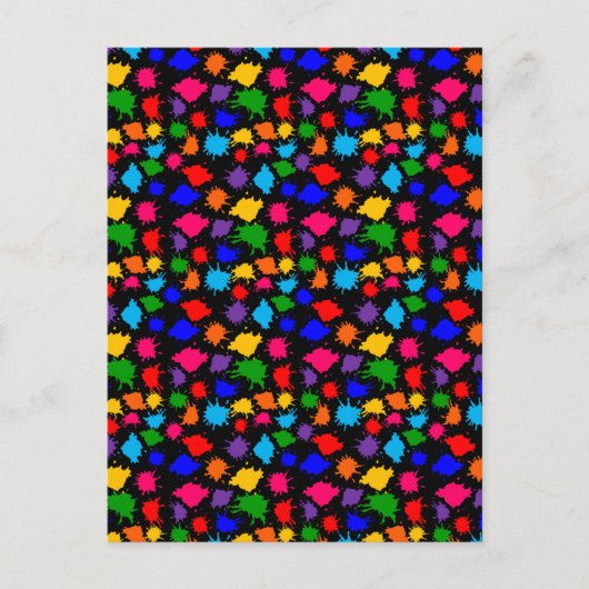 Paint Spritzer Postkarte (Vorderseite)