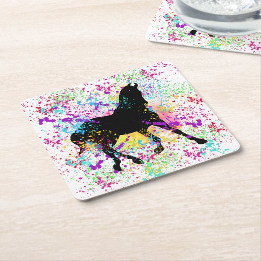 Paint Spritzer Rechteckiger Pappuntersetzer (angewinkelt)