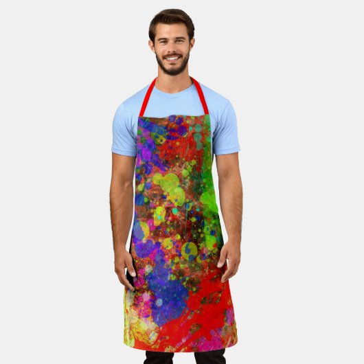 Paint-Spritzer Schürze (Getragen)