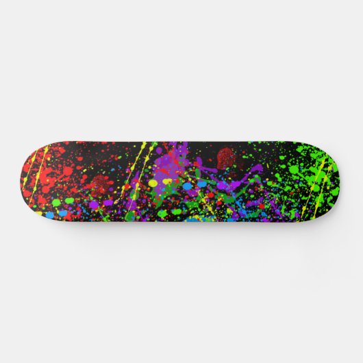 Paint-Spritzer Skateboard (Horizontal)