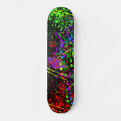 Paint-Spritzer Skateboard (Vorderseite)