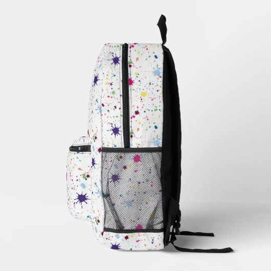 Paint Spritzer Splash Graffiti Muster Bedruckter Rucksack (Rechts)