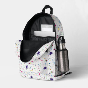 Paint Spritzer Splash Graffiti Muster Bedruckter Rucksack