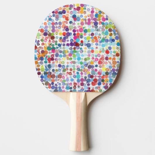 Paint Spritzer Splashes Tischtennis Schläger (Vorderseite)