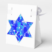 Paint Spritzer Star Geschenkschachtel (Rückseite)