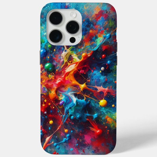 Paint Spritzer Telefonabdeckung Case-Mate iPhone Hülle (Rückseite)