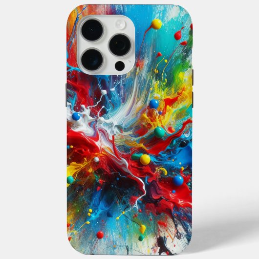 Paint Spritzer Telefonabdeckung Case-Mate iPhone Hülle (Rückseite)