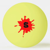 Paint Spritzer Tischtennisball (Rückseite)