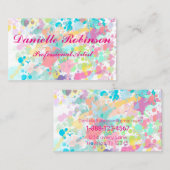 Paint Spritzer Visitenkarte (Vorne/Hinten)