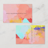 Paint Spritzer Visitenkarten Visitenkarte (Vorne/Hinten)