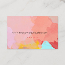 Paint Spritzer Visitenkarten Visitenkarte