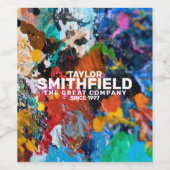 Paint Spritzer Weinetikett (Einzelnes Label)