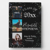 Paint Spritzers Class of 2024 Abschluss Foto Fotoplatte (Vorderseite)