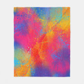 Paint Spritzers Fleece Blanket (Vorderseite)