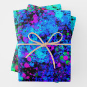 Paint Spritzers Geschenkpapier Set (Beispiel)