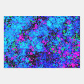 Paint Spritzers Geschenkpapier Set (Vorderseite)