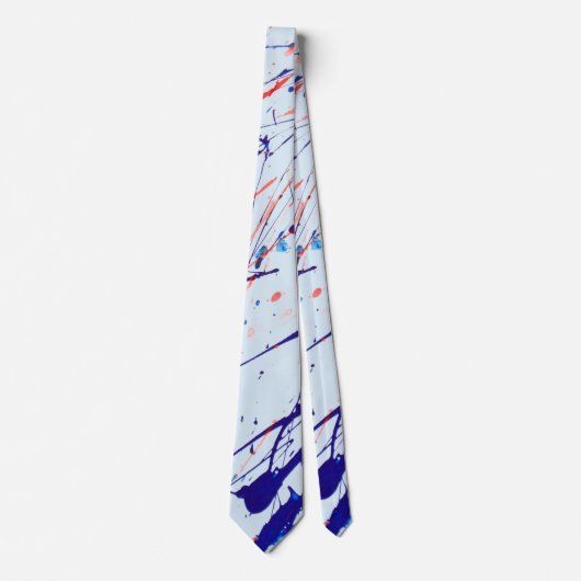 Paint Spritzers Red Krawatte (Vorderseite)