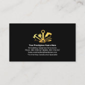 Paint Spritzers Rooftop Gebäude Visitenkarte (Rückseite)