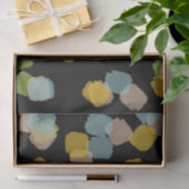 Paint Squares Black Seidenpapier (Geschenk)