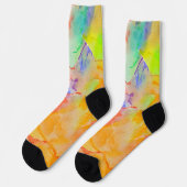 Paint Stain Sustainable Premium Crew Socks Socken (Linkes Detail)