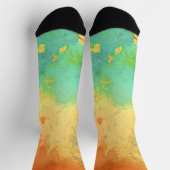 Paint Stain Sustainable Premium Crew Socks Socken (Oben)