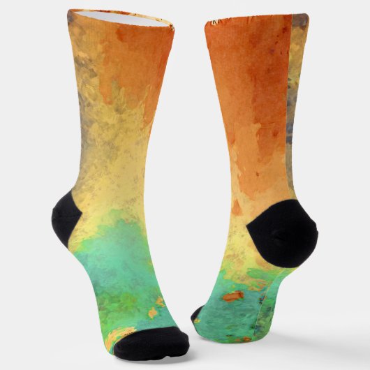 Paint Stain Sustainable Premium Crew Socks Socken (Gewinkelt)