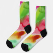 Paint Stain Sustainable Premium  Crew Socks  Socken (Linkes Detail)