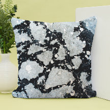 Paint Stains on Concrete ・ Schwarz-weiß Grau Urban