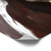 Paint Stallion mit Zungenausschnitt Poster (Ecke)