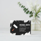 Paint Stokes Visitenkarte (Stehend Vorderseite)