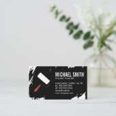 Paint Stokes Visitenkarte (Stehend Vorderseite)