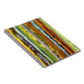 Paint Streak Abstrakt Notizblock (Rechte Seite)