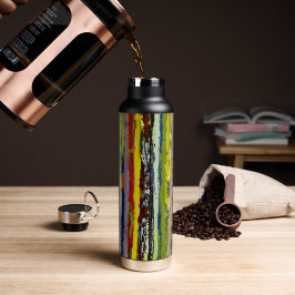 Paint Streak Abstrakt Trinkflasche