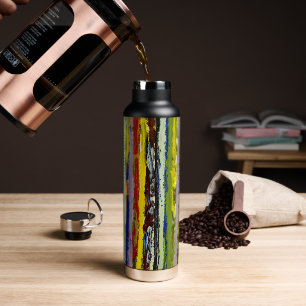 Paint Streak Abstrakt Trinkflasche