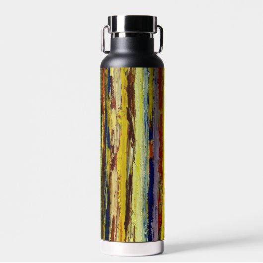 Paint Streak Abstrakt Trinkflasche (Vorne)
