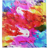 Paint streams Duschvorhang (Vorderseite)