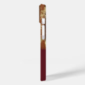 Paint Stroke Gold Bronze Monogram Case-Mate iPhone Hülle (Rückseite / Links)