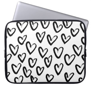 Paint Stroke Herzmuster Laptopschutzhülle