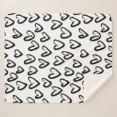 Paint Stroke Herzmuster Sherpadecke (Vorderseite (Horizontal))