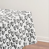 Paint Stroke Herzmuster Tischdecke (Beispiel)