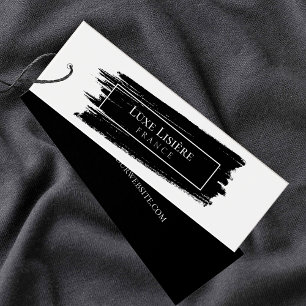 PAINT Stroke moderne schwarz-weiße Hang Tags