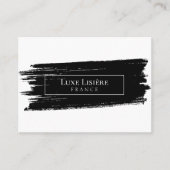 Paint Stroke Vielen Dank für Ihr Einsteckkarte Visitenkarte (Vorderseite)