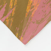 Paint Strokes Autumn Hues Fleecedecke (Ecke)