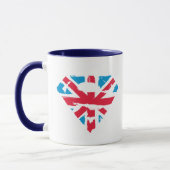 Paint Strokes British S-Shield Tasse (Links)