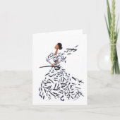 Paint Strokes Dankeskarte (Vorderseite)