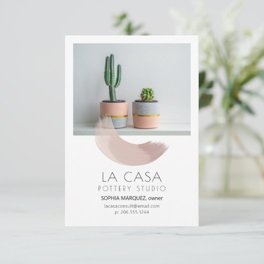 Paint Swash Creative Enclosure Begleitkarte (Stehend Vorderseite)