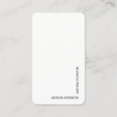 Paint Swatch | Blue Paint Chips Painter Decorator Visitenkarte (Rückseite)