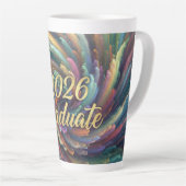 Paint Swirl 2026 Graduate Mug Milchtasse (Rechte Ecke)